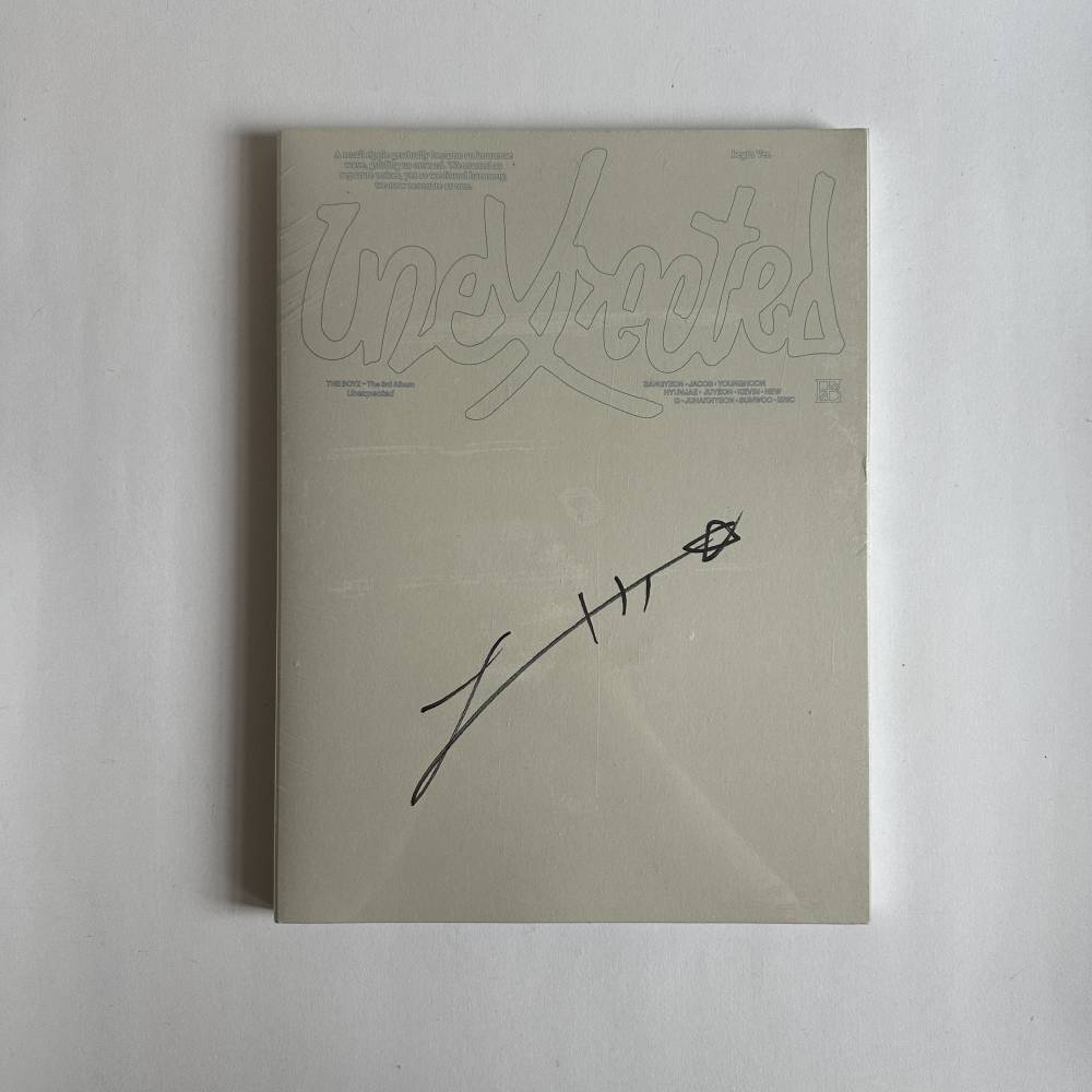 THE BOYZ YOUNGHOON SIGNED 3RD ALBUM 'UNEXPECTED' - BECOME VERSION